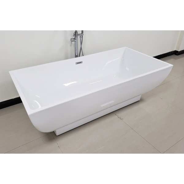 Topcraft 70"x 34" Freestanding Bathtub Acrylic Soaking Stand Alone